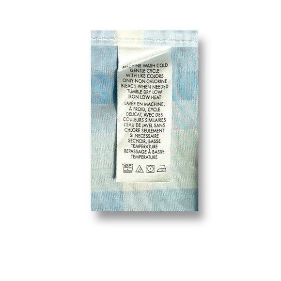 Calvin Klein Men's XXL Blue Plaid Non Iron Classic Fit Button Up Shirt Preppy - Picture 3 of 6